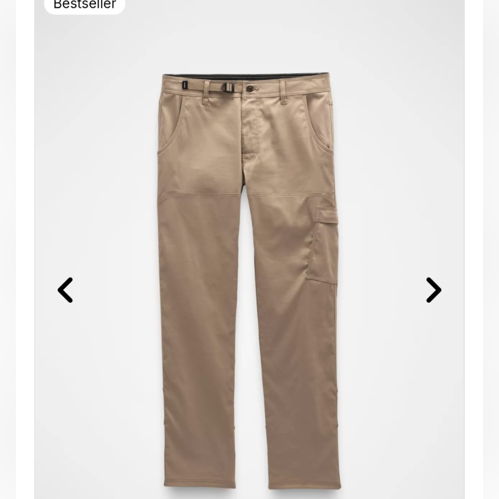 Prana Men's Stretch Zion Pant II Size 33/32
